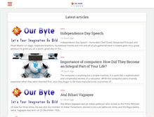 Tablet Screenshot of ourbyte.org